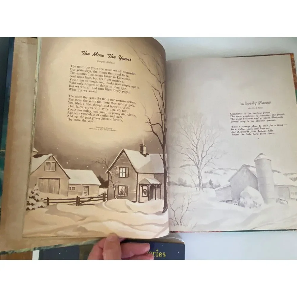 Christmas Memory Lane Ideals Publication Co. Hardback‎ Book Christmas 1962